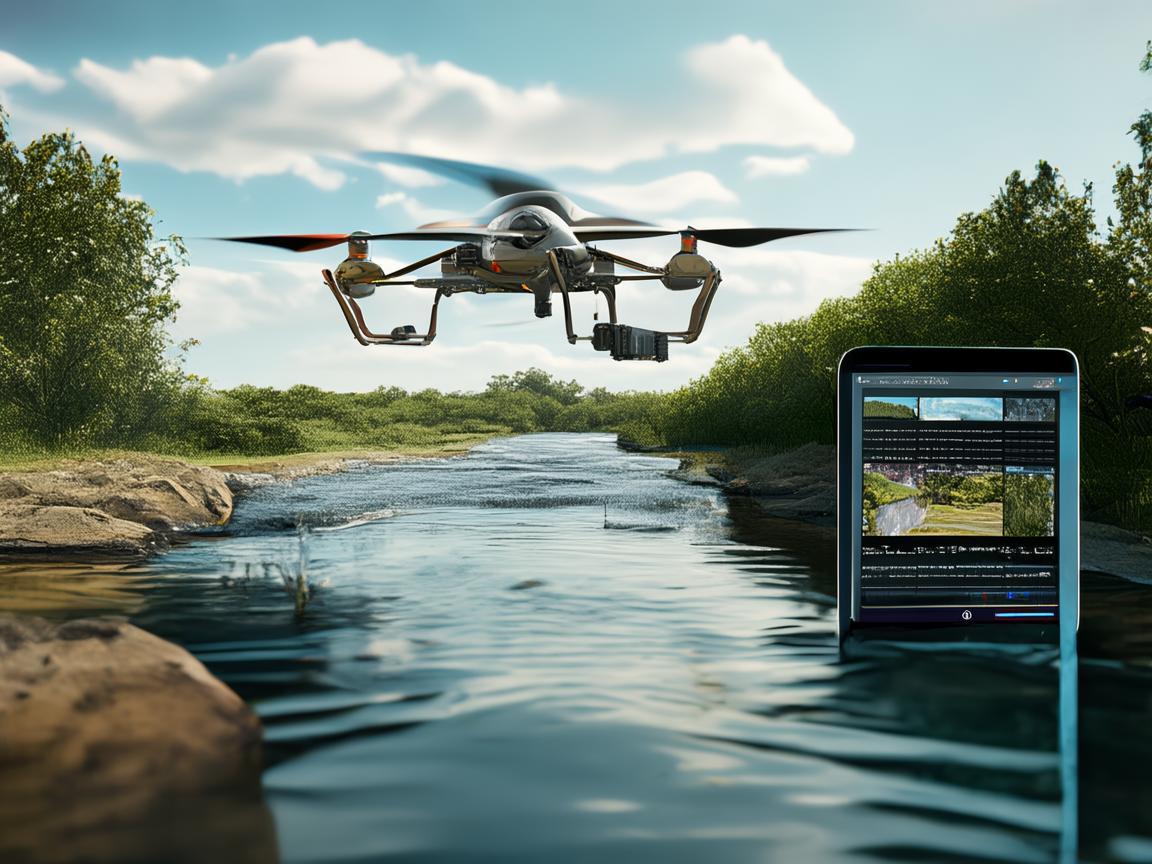 无人机规划软件助力河流河岸测绘