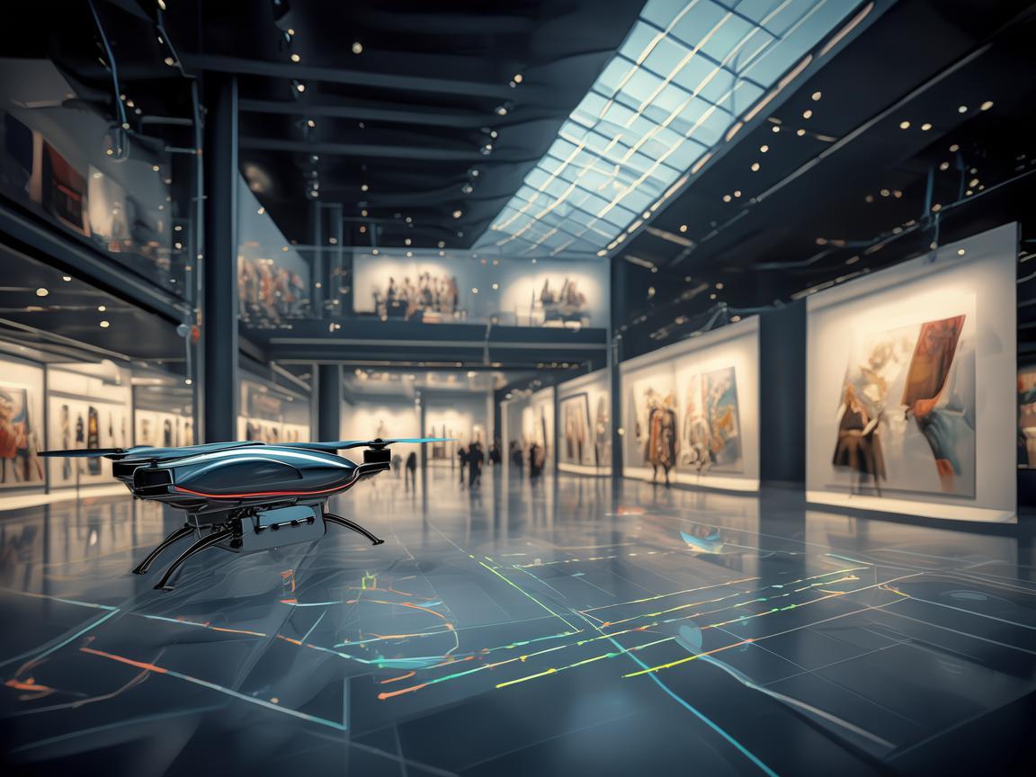 无人机规划软件助力博物馆展厅全方位展示