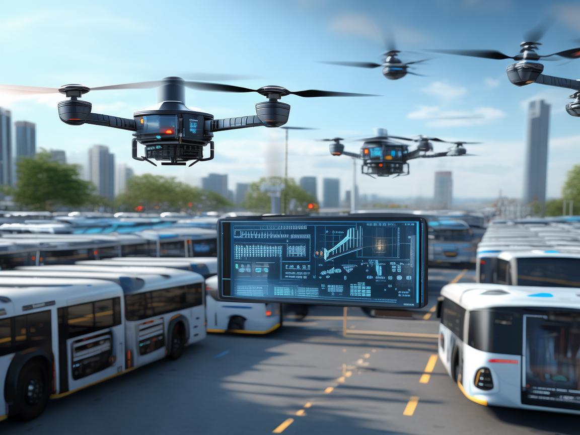 无人机规划软件助力公交停车场管理升级