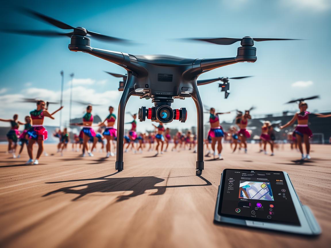 无人机规划软件助力拉拉队员精彩表演