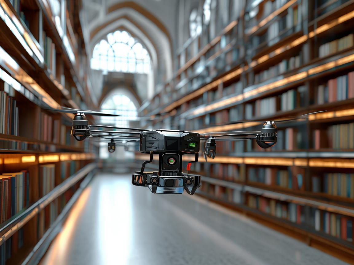 无人机规划软件助力图书馆智能巡检