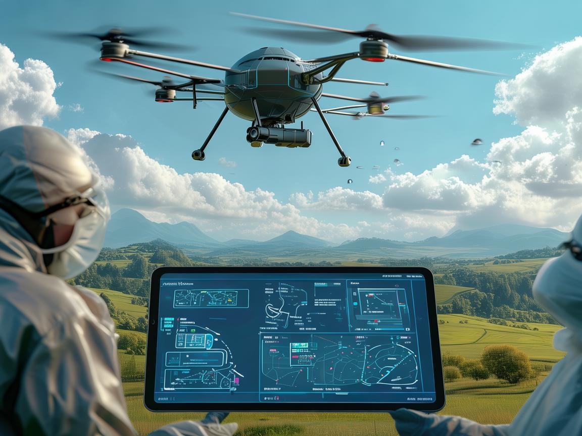 无人机规划软件助力急性出血性结膜炎防控