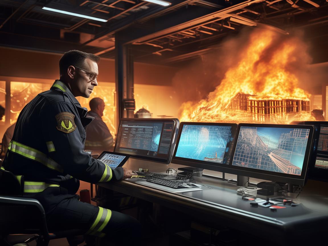 无人机规划软件助力消防队长高效指挥救援