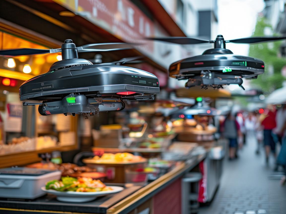 无人机规划软件助力烧烤摊经营