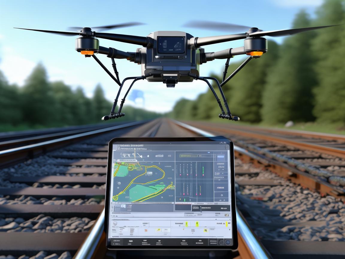 无人机规划软件助力单轨铁路车辆运维