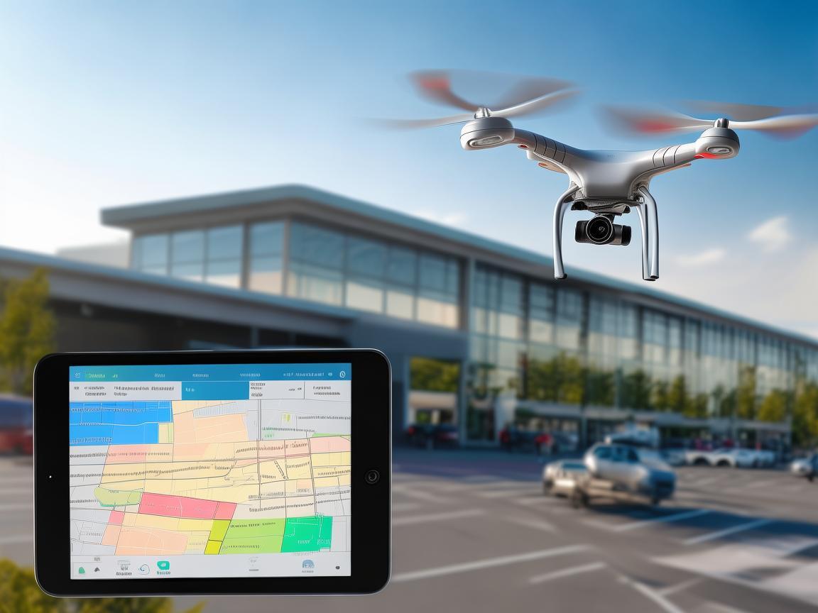 无人机规划软件助力停车场智能管理