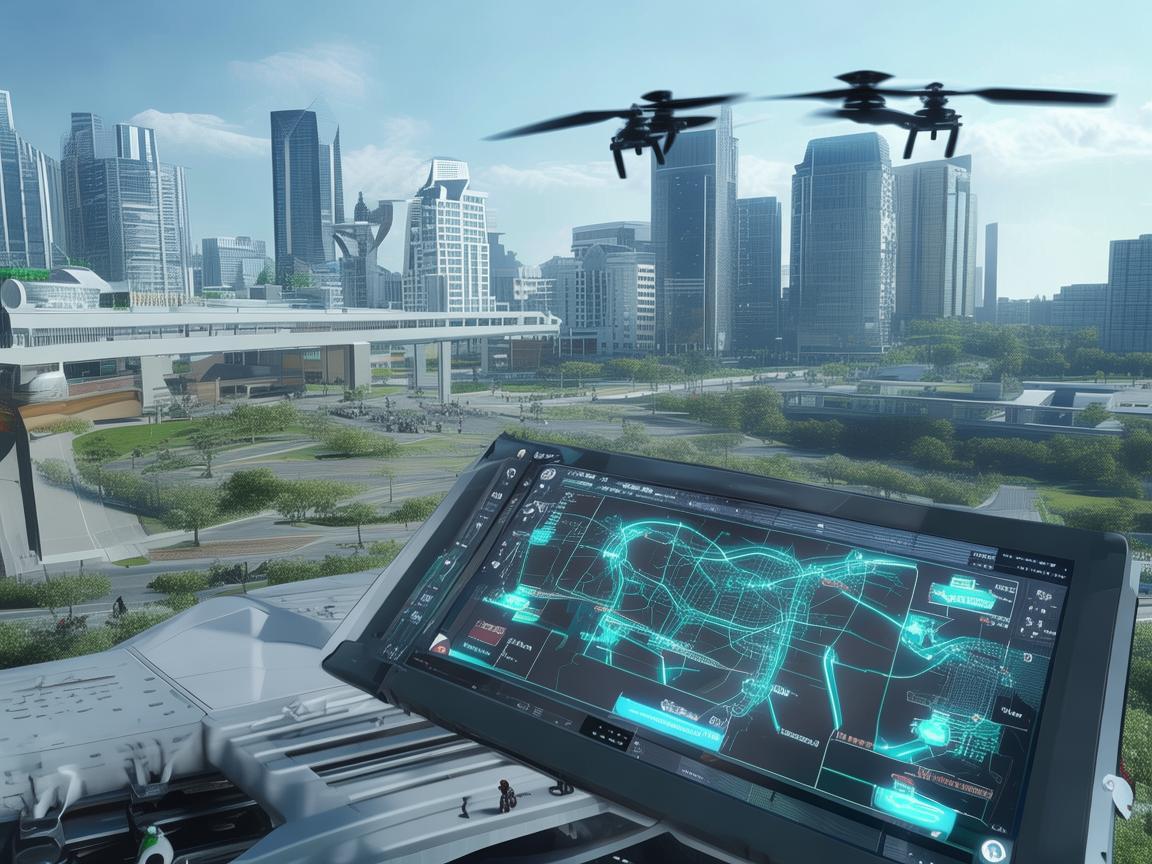 无人机规划软件助力摩托车租赁点布局优化